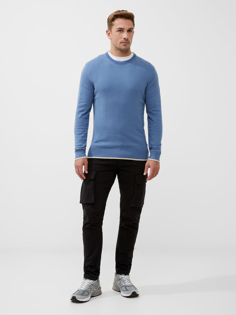 French connection blue jumper on sale