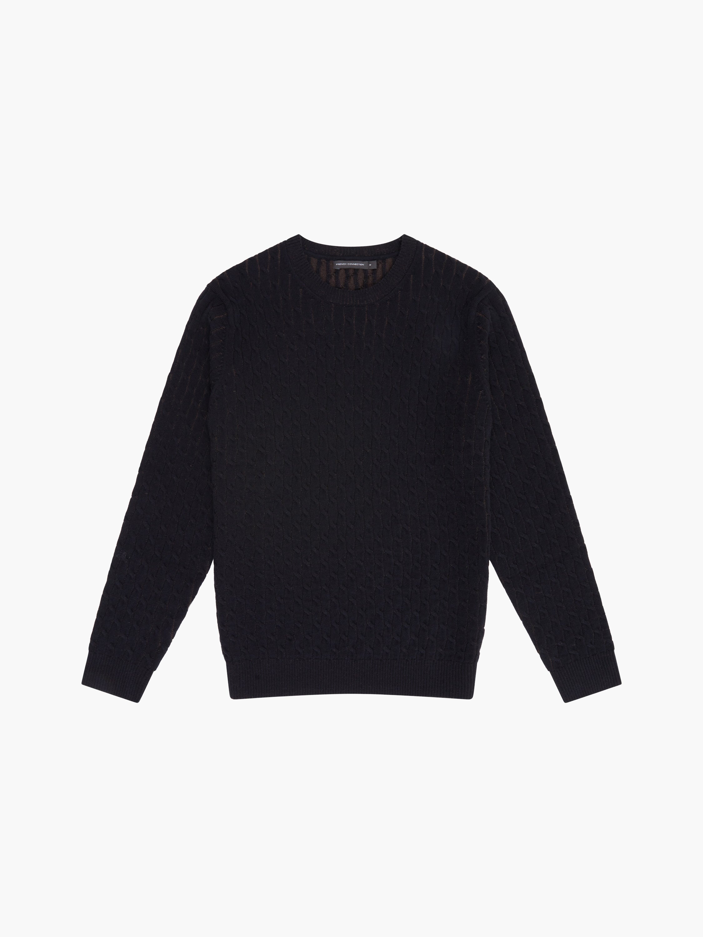Two Tone Cable Knit Jumper