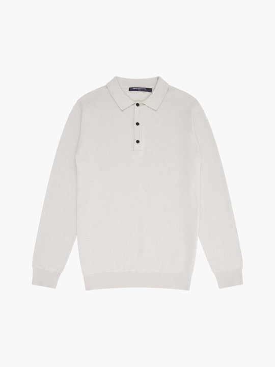 3 Button Knit Polo Shirt