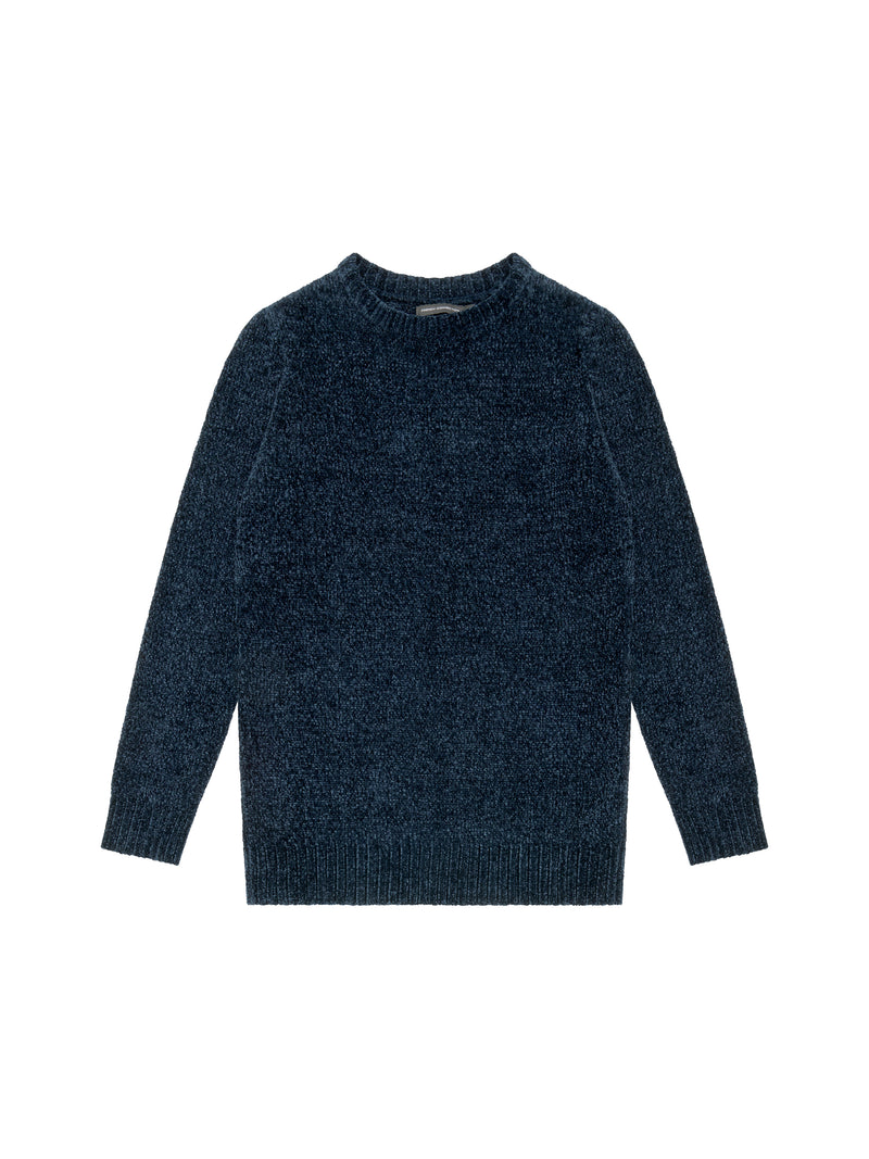 Chenille Crew Neck Jumper Marine | French Connection UK