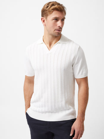 Leader Trophy Neck Knit Shirt