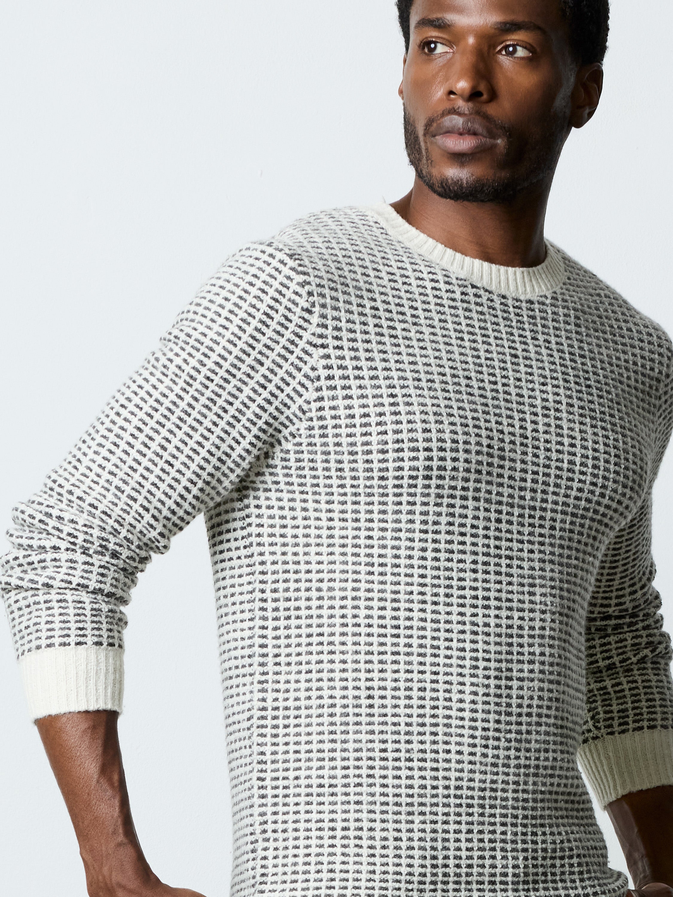 Crew Neck Degrade Jumper