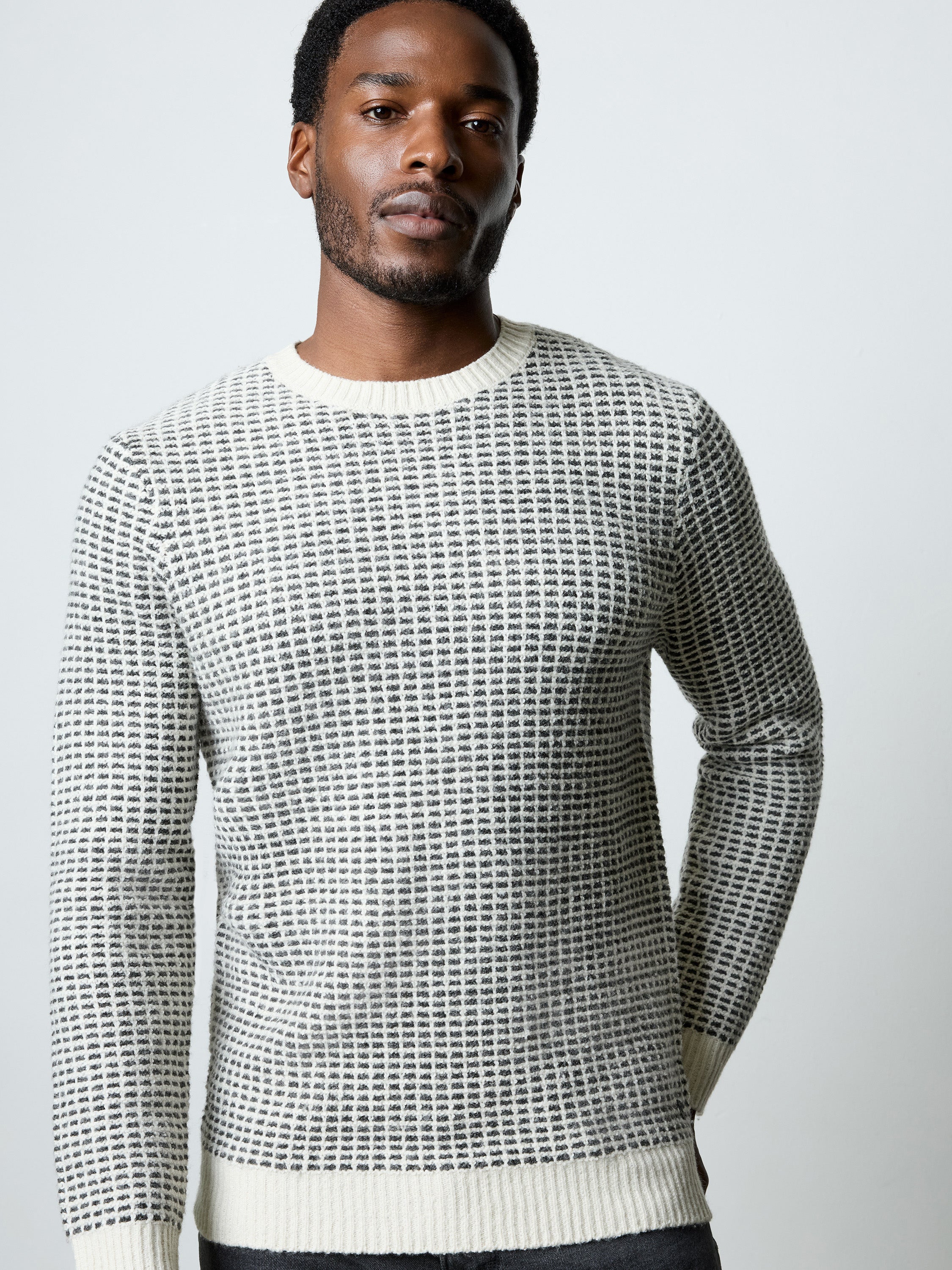 Crew Neck Degrade Jumper