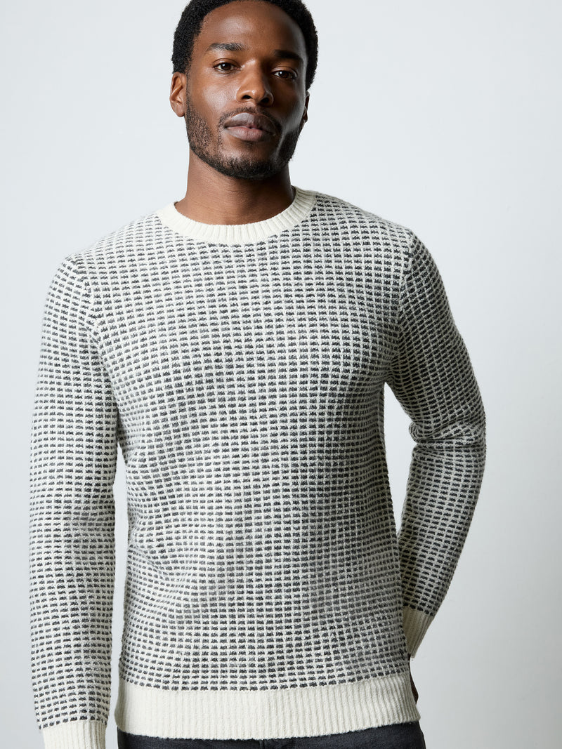 Crew Neck Degrade Jumper