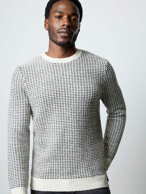 Crew Neck Degrade Jumper