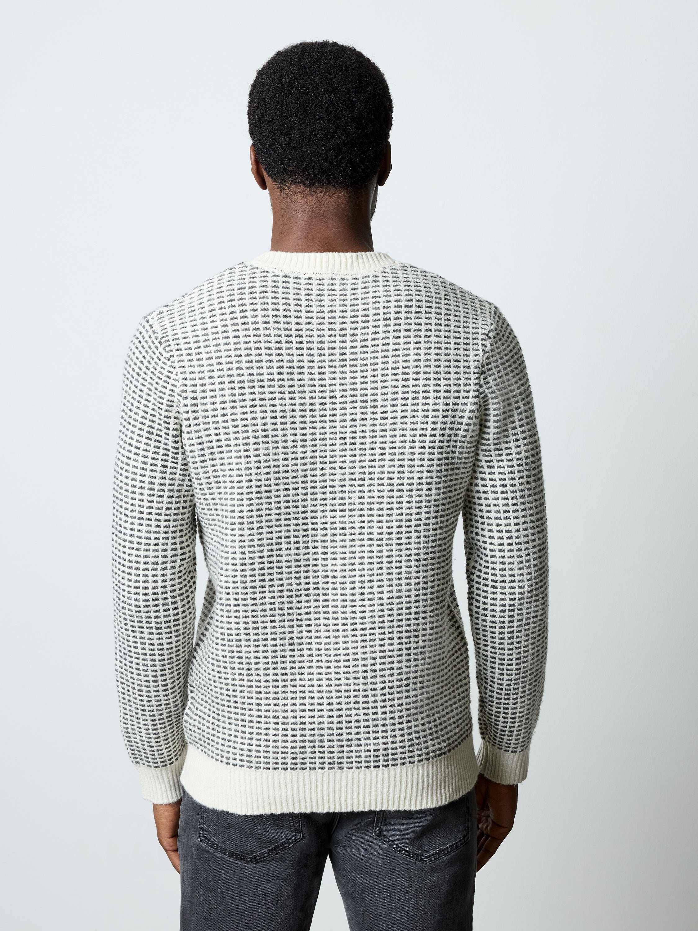 Crew Neck Degrade Jumper