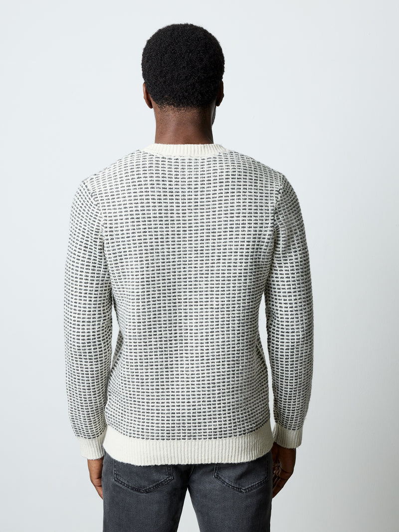 Crew Neck Degrade Jumper