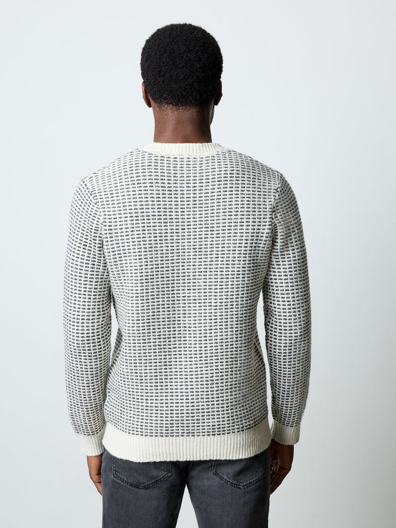 Crew Neck Degrade Jumper