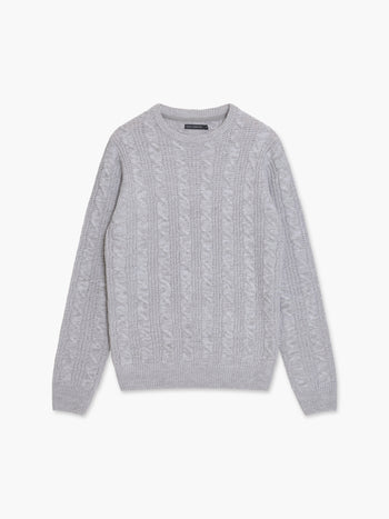 Cable Knit Crew Neck Jumper