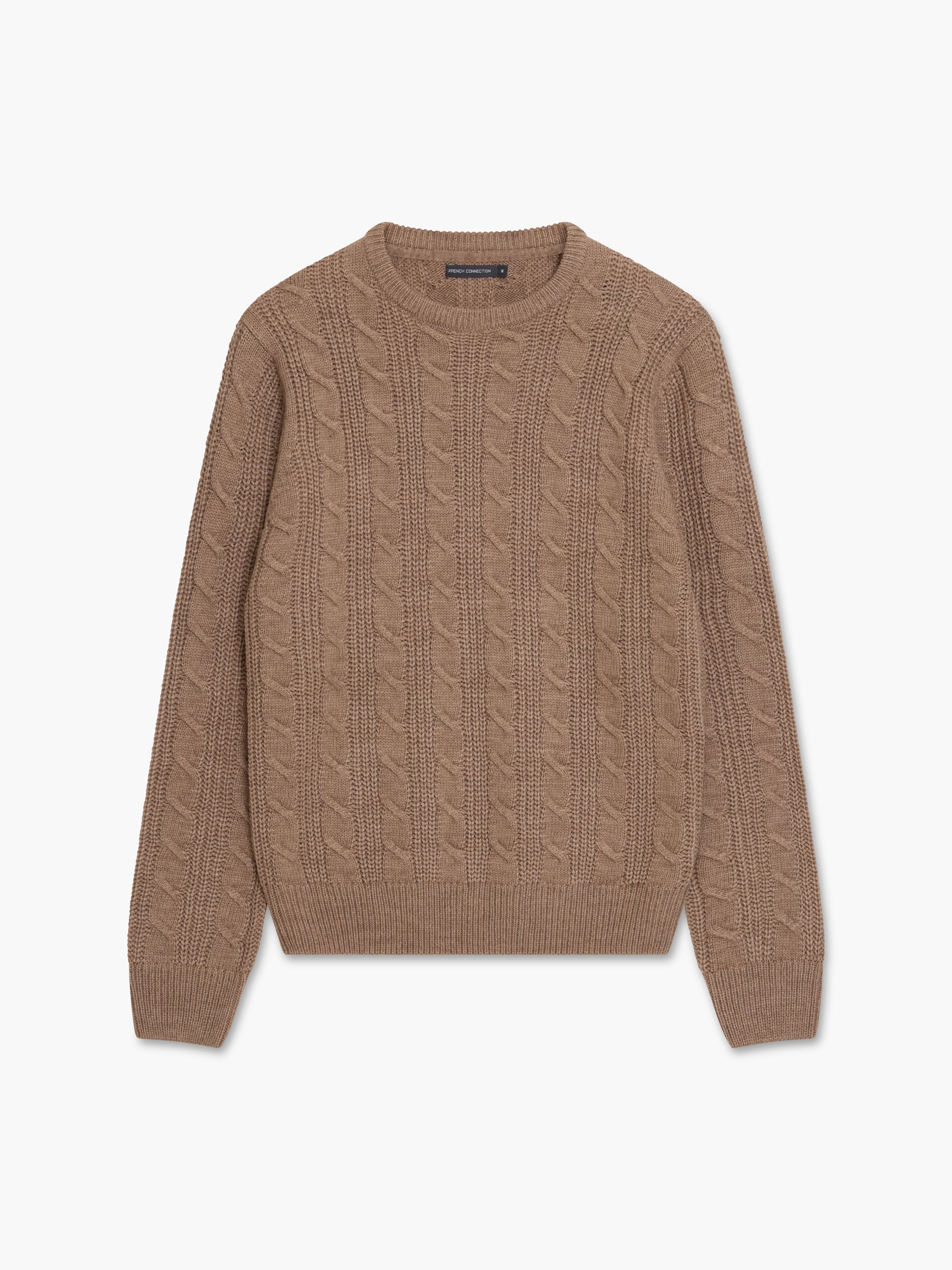 Cable Knit Crew Neck Jumper