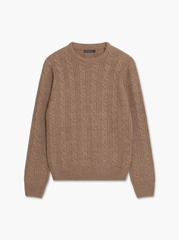 Cable Knit Crew Neck Jumper