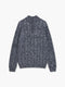 Half Zip Cable Twist Knit Jumper