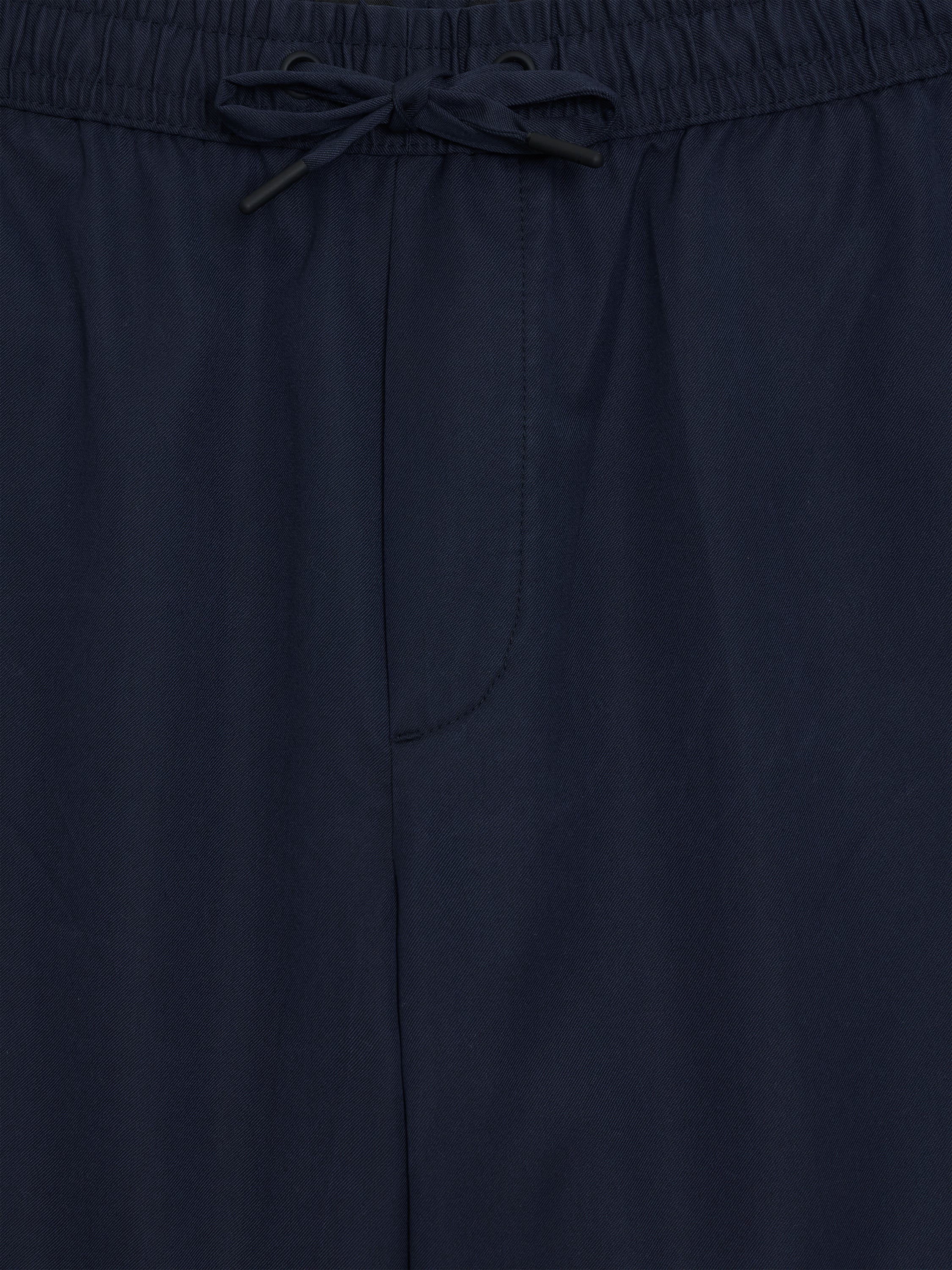 Casual Comfort Drawstring Navy Shorts
