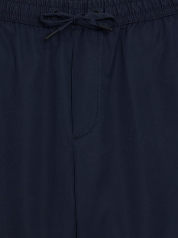 Casual Comfort Drawstring Navy Shorts