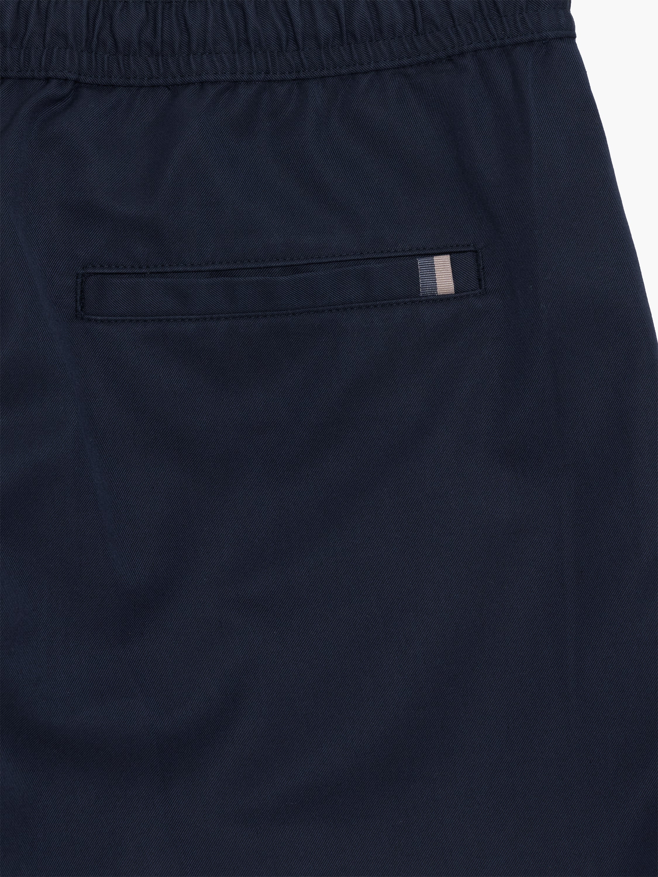 Casual Comfort Drawstring Navy Shorts