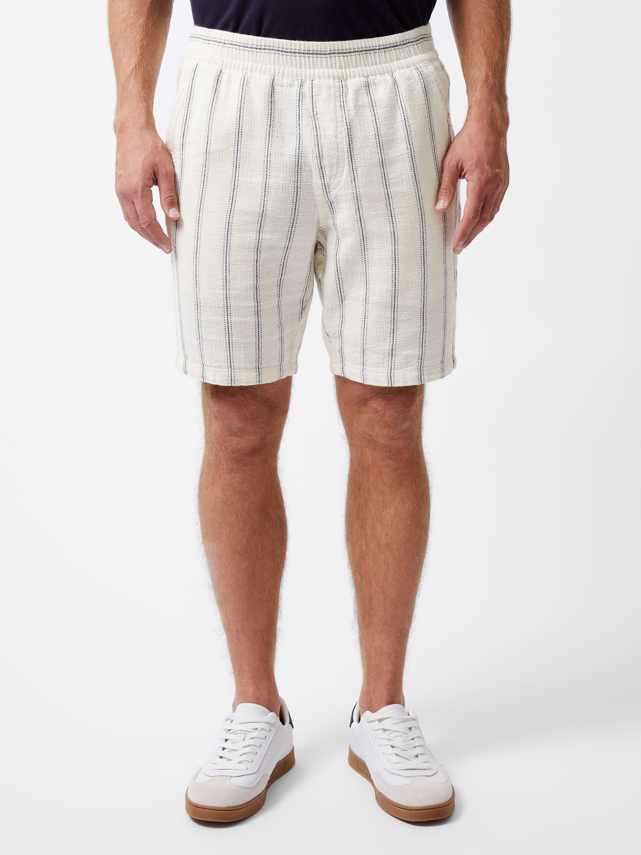 Knitted Stripe Shorts