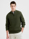 Half Zip Mock Neck Jumper