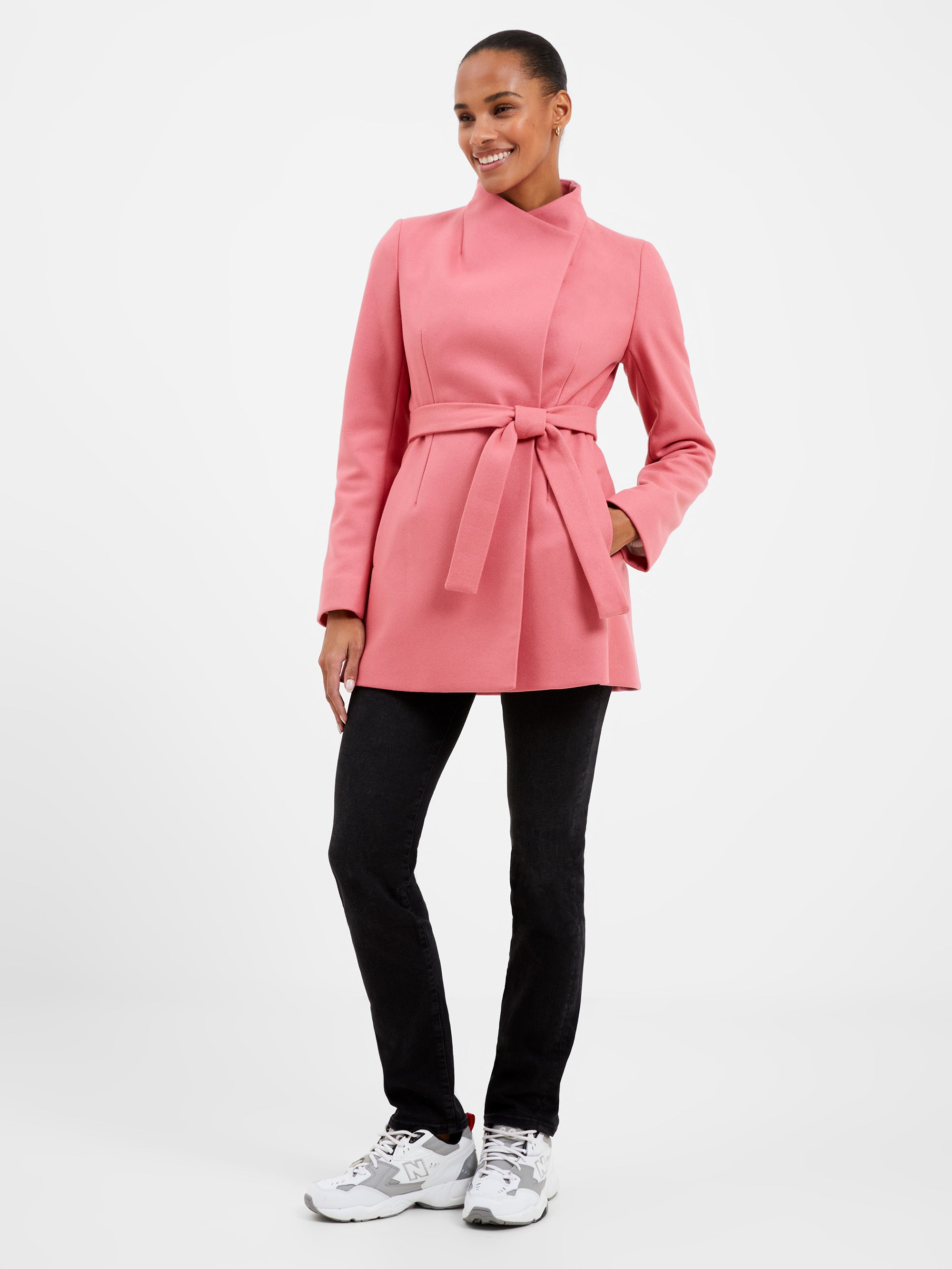 French connection bellarosa coat outlet