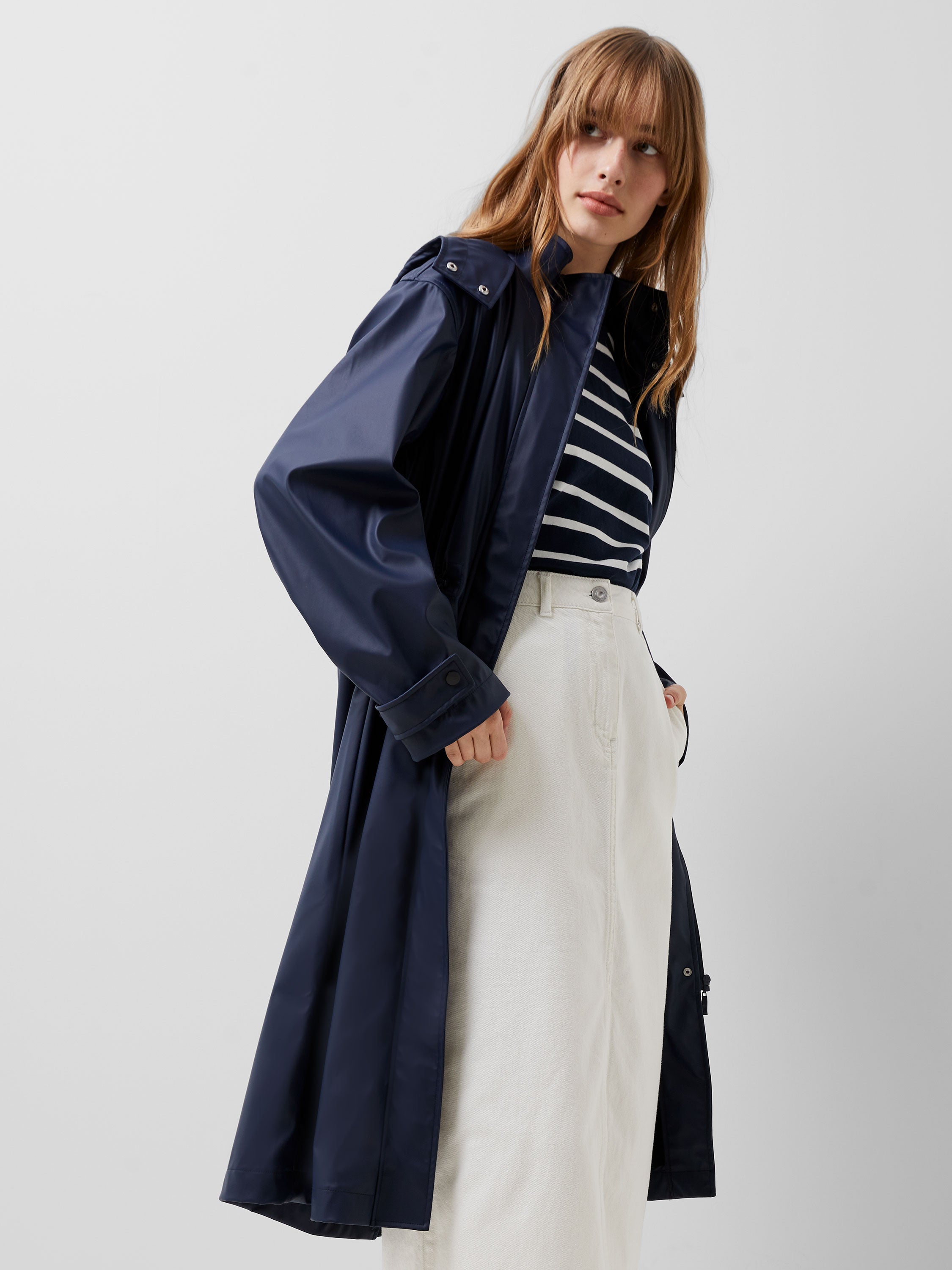 French connection outlet everyday raincoat