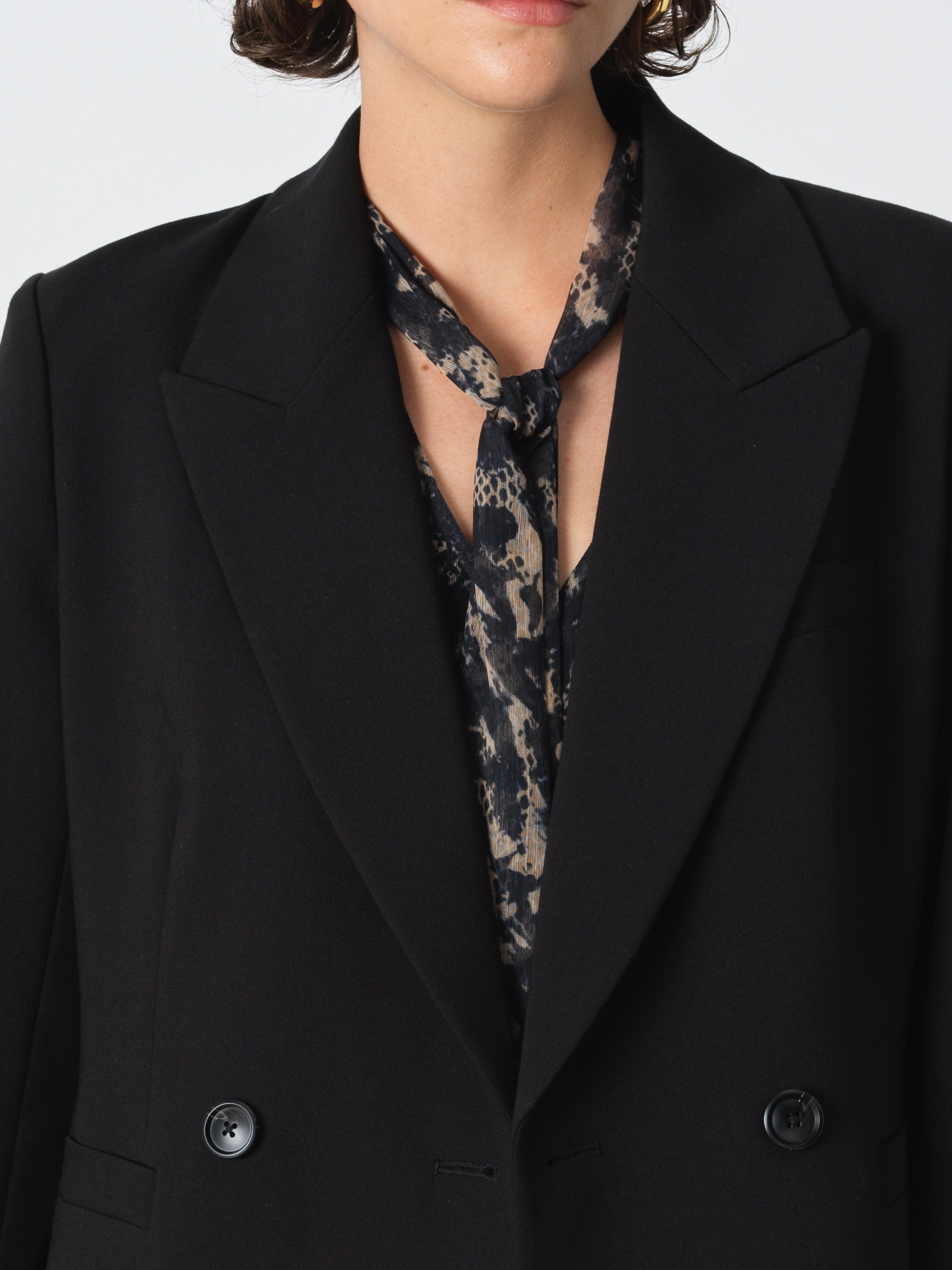 Azra Twill Structured Coat
