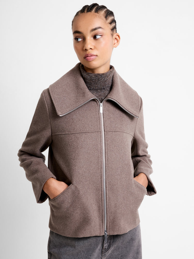 Devita Wool Collared Coat
