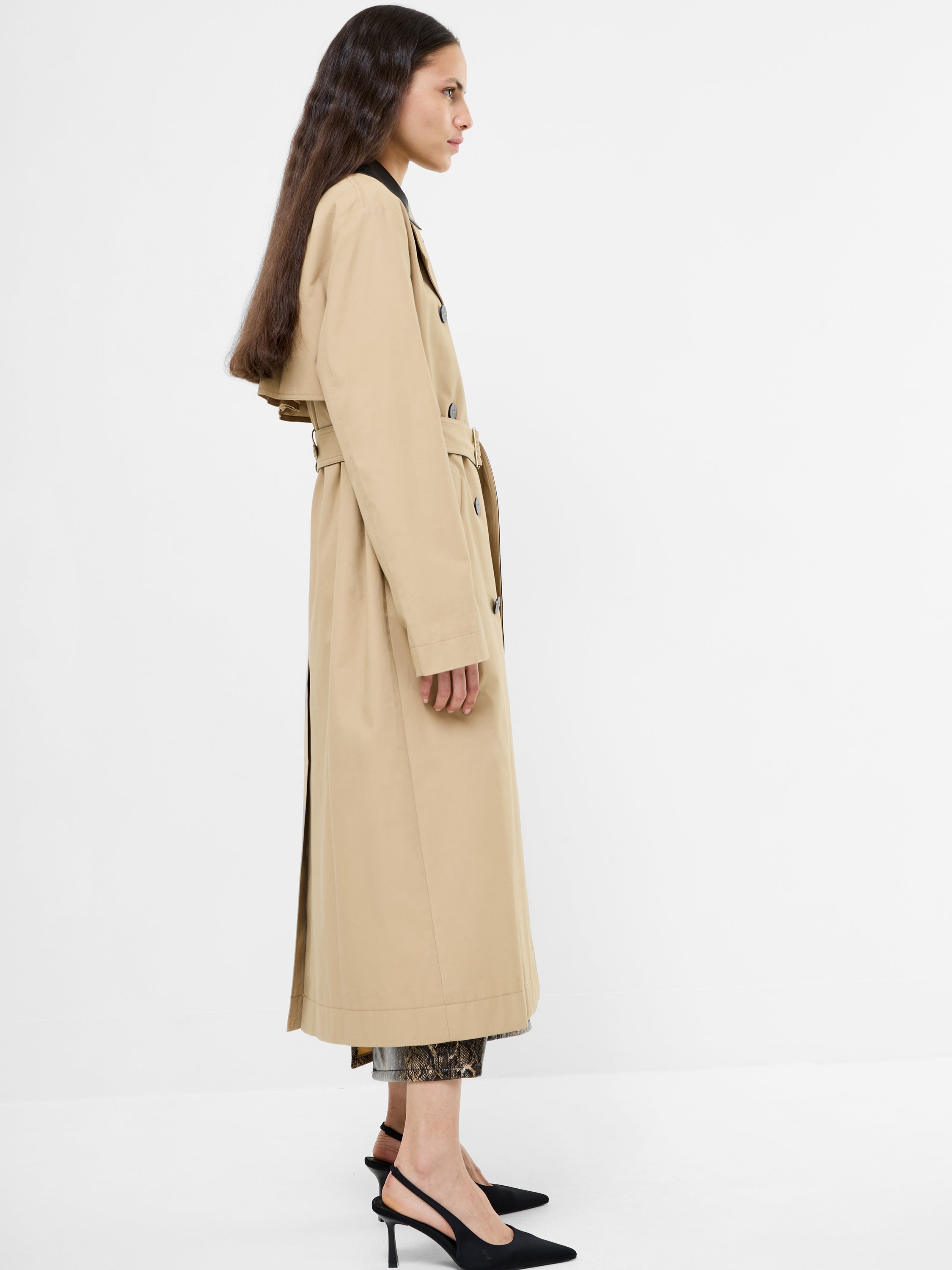 Dasha Cotton Twill Trench Coat