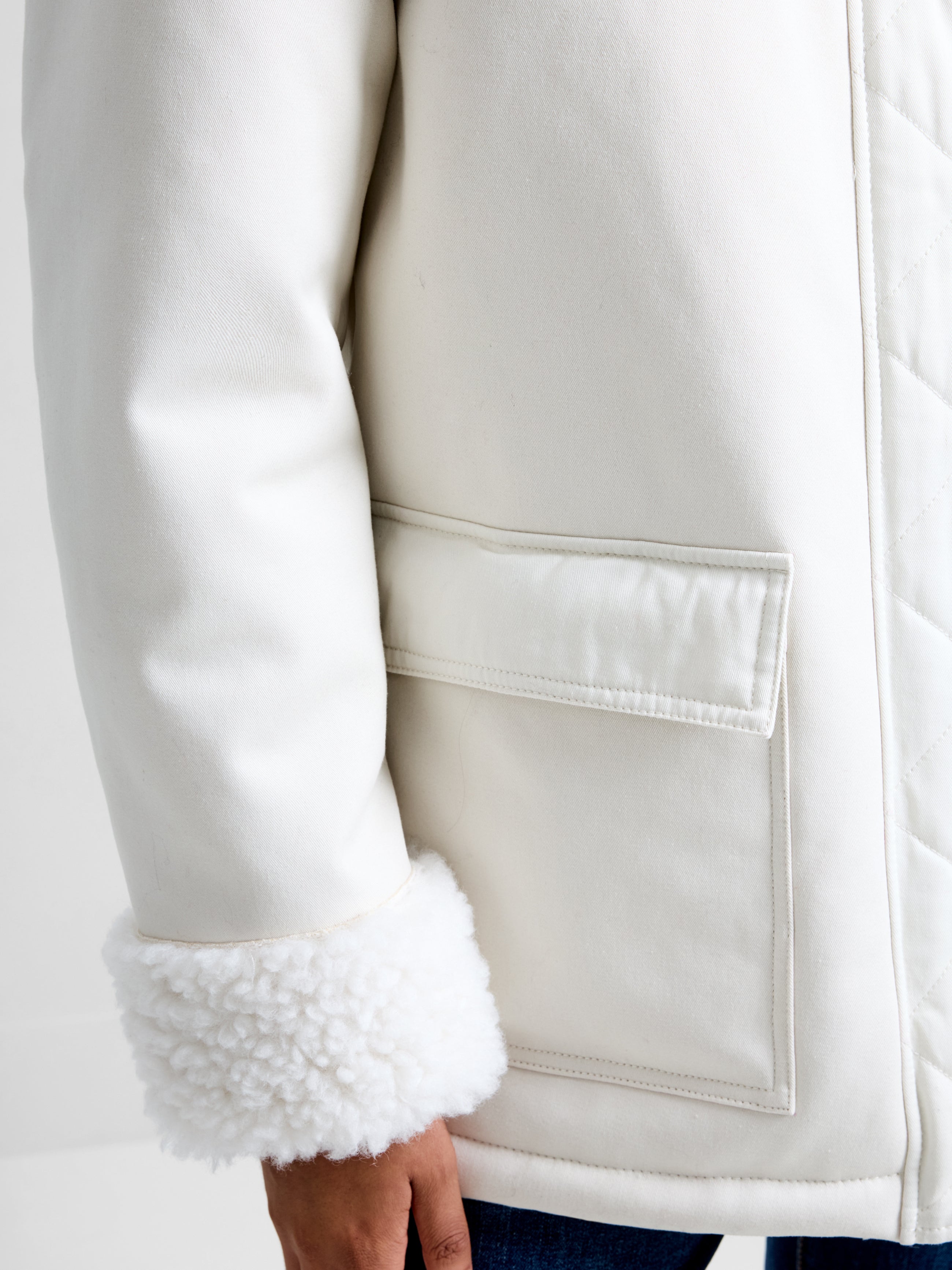 Solise Cotton Faux Fur Coat
