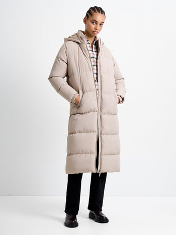 Row Longline Puffer Coat