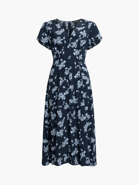 Raquel Short Sleeve V-Neck Dress