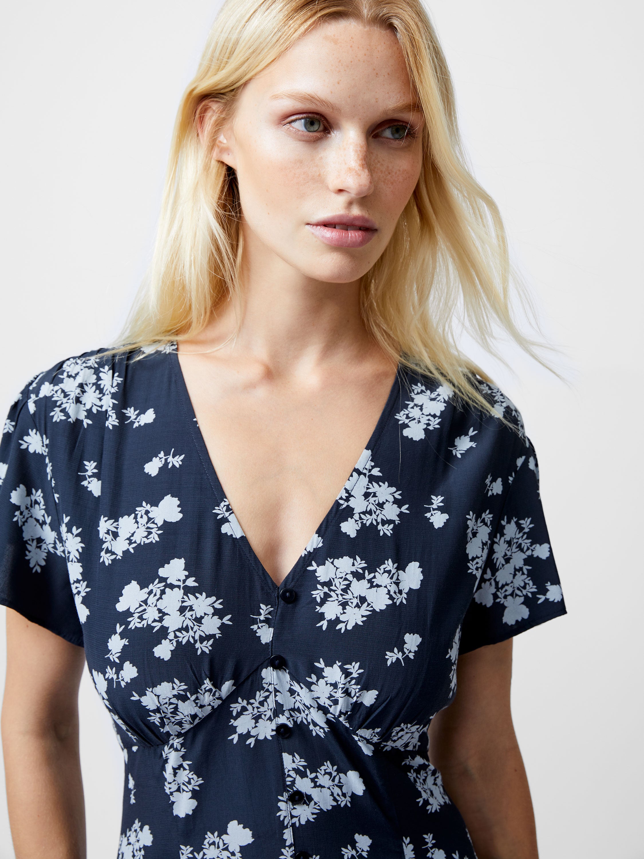 Raquel S/s V Nk Dress