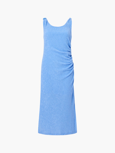 Trixie Textured Knot Strap Midi Dress