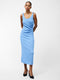 Trixie Textured Knot Strap Midi Dress