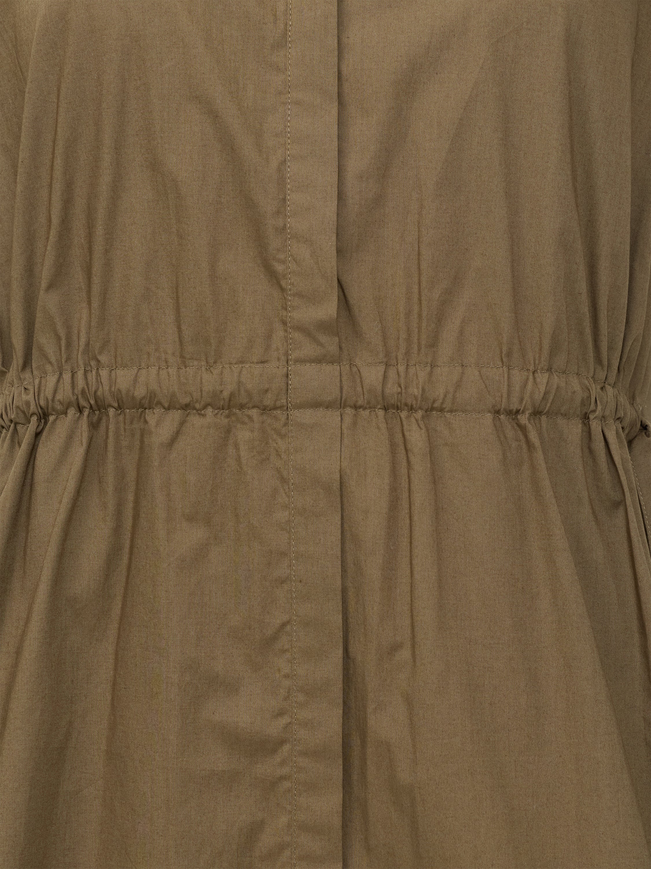 Poplin Tie Sleeveless Dress