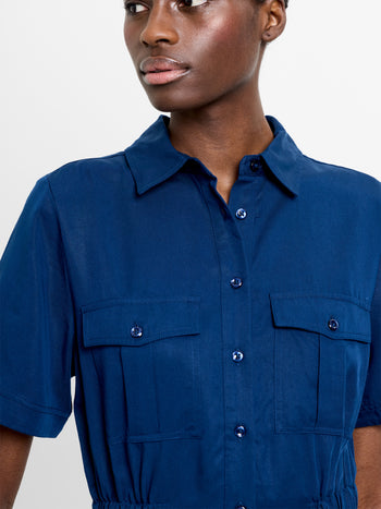 Pocket Shirt Dress