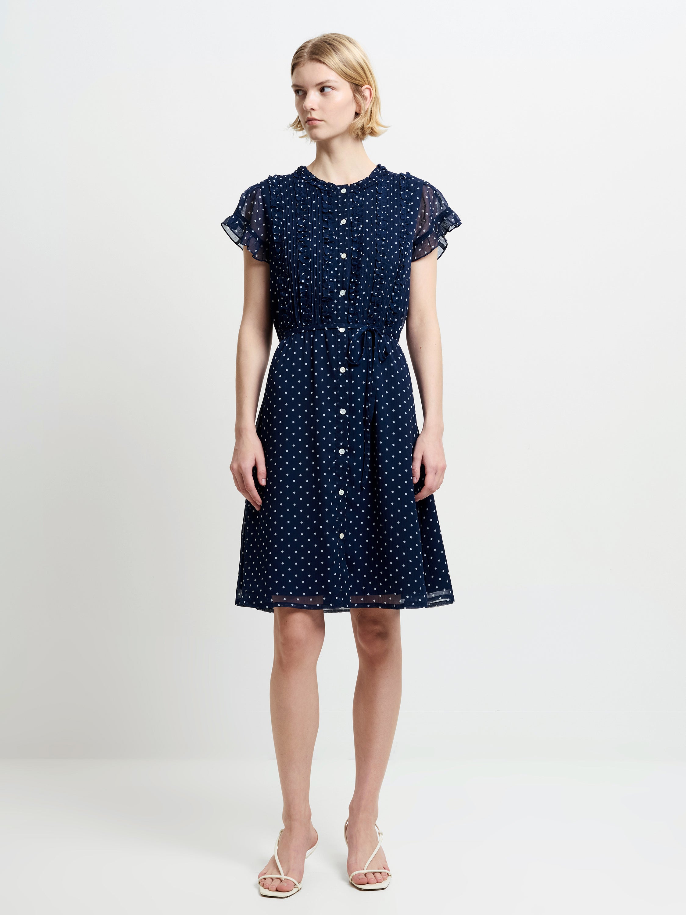 Polka Ruffle Dress