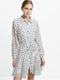 Spot Godet Mini Shirt Dress