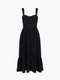 Sweetheart Textured Tie-Back Dress