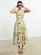 Monica Barletta Floral Midi Dress