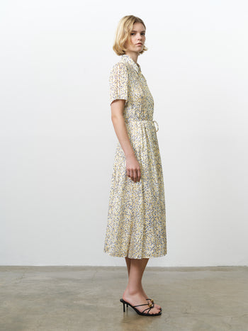 Bonnie Julia Satin Shirt Dress