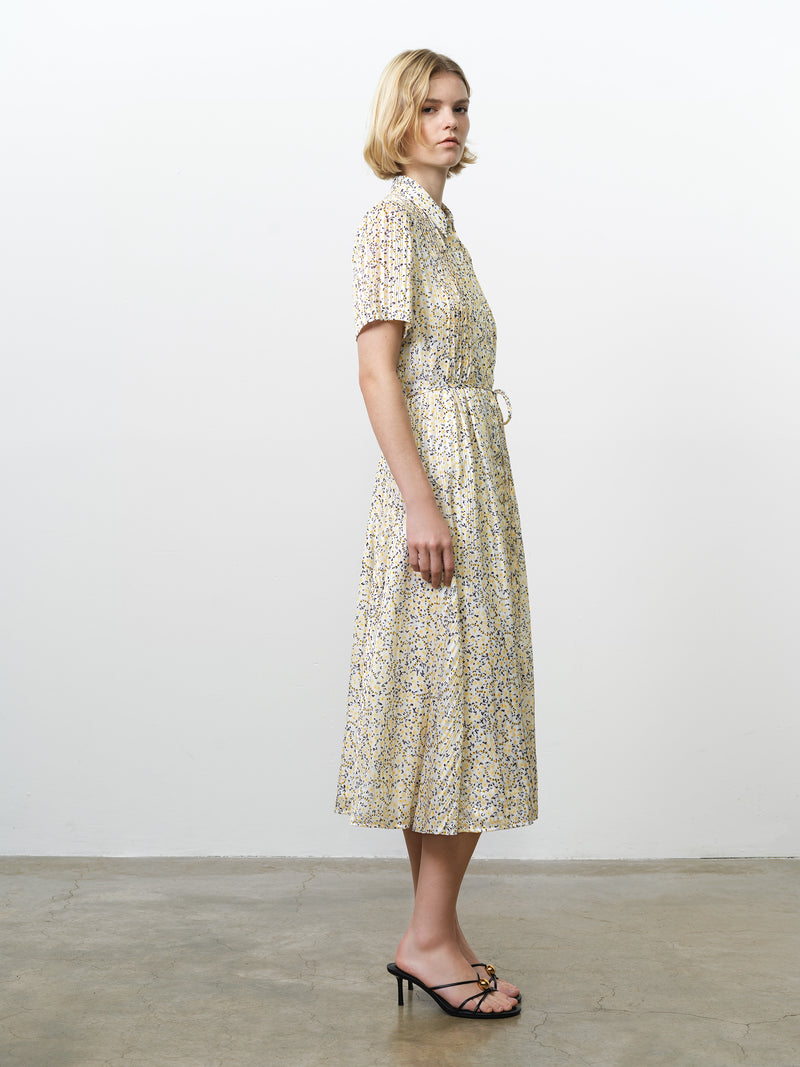 Bonnie Julia Satin Shirt Dress