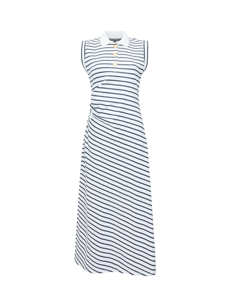 Tommy Striped Polo Midi Dress