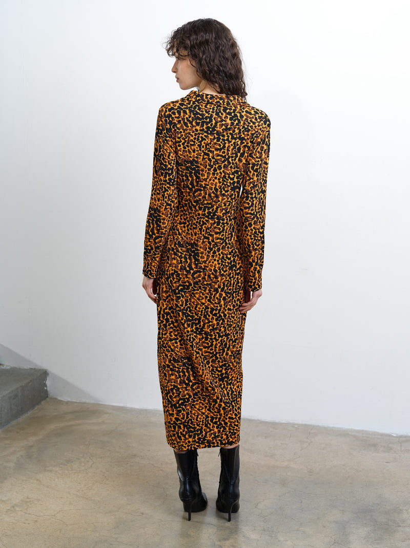 Lottie Zaria Textured Midi Dress