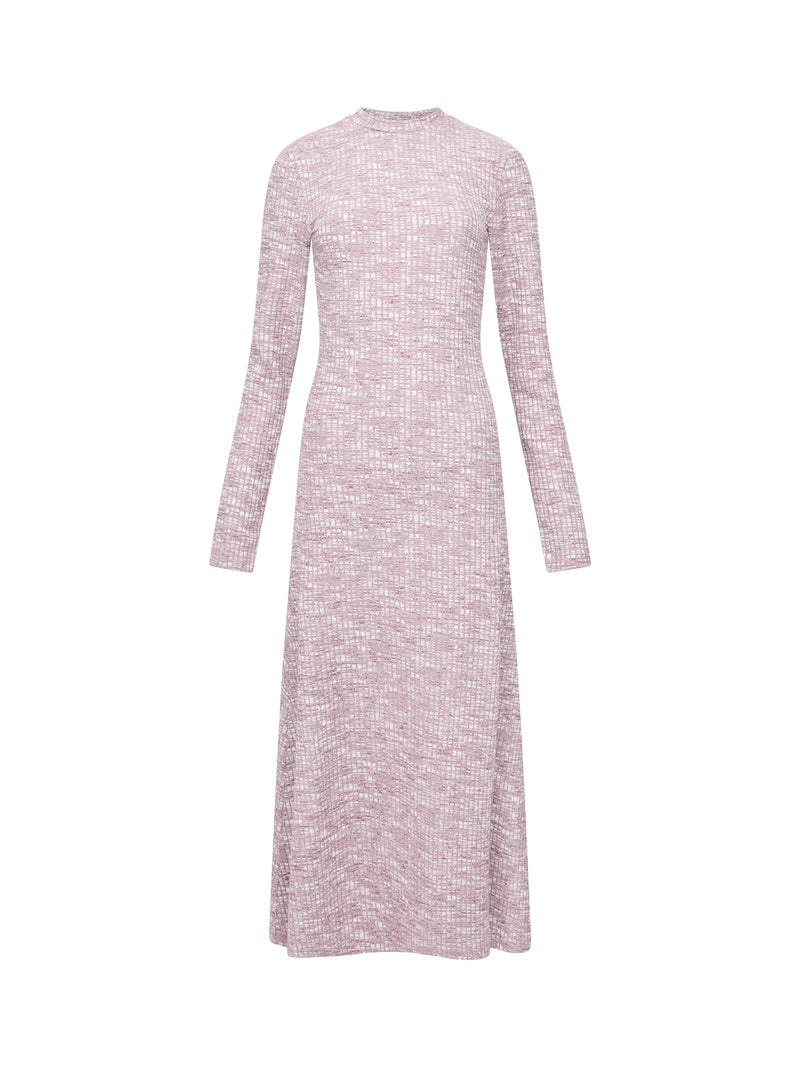 Deja Jersey Space Dye Ribbed Dress