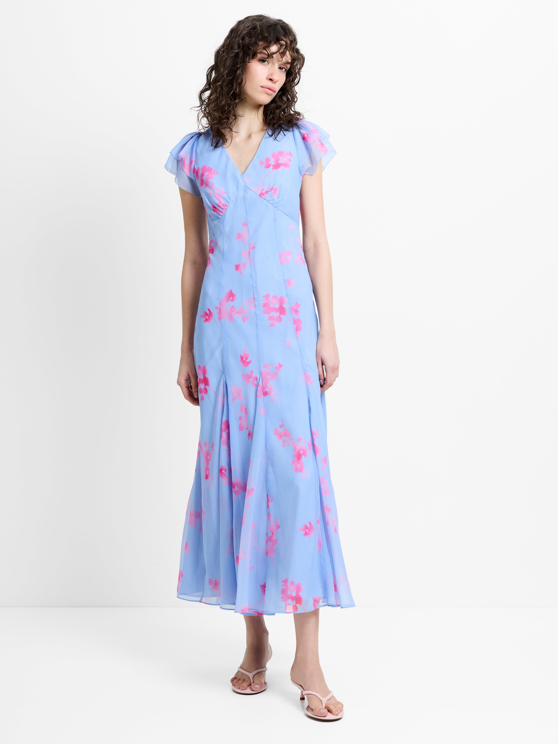 Myla Emina Chiffon Tea Dress