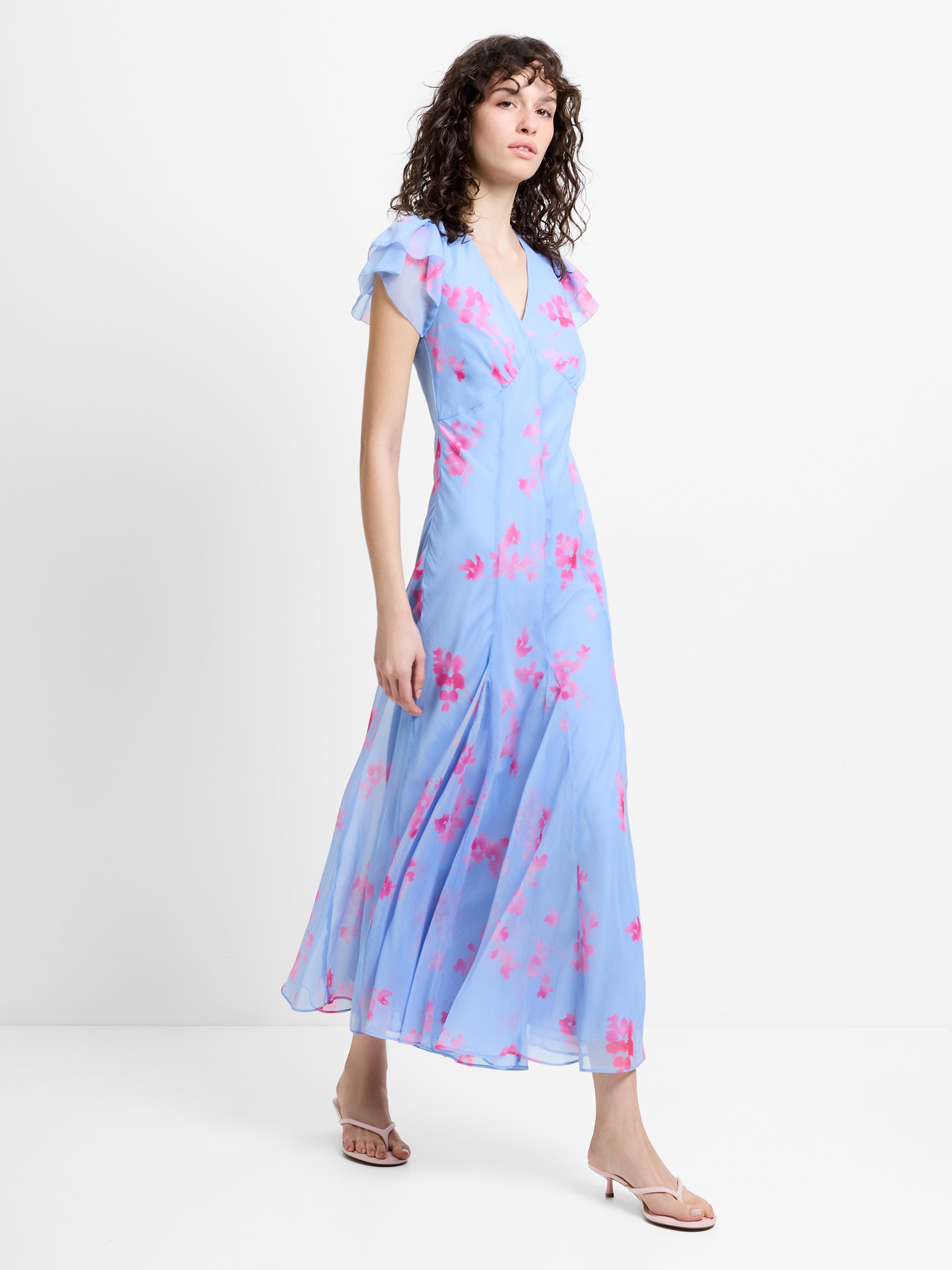 Myla Emina Chiffon Tea Dress