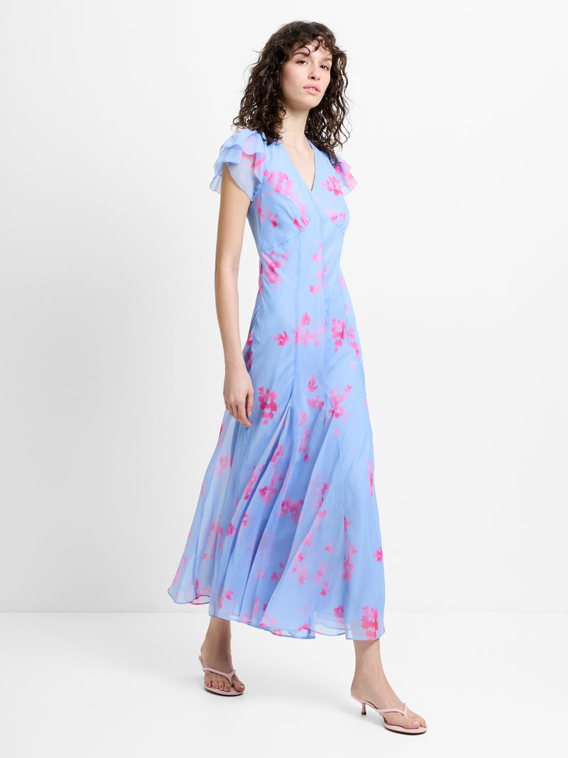Myla Emina Chiffon Tea Dress