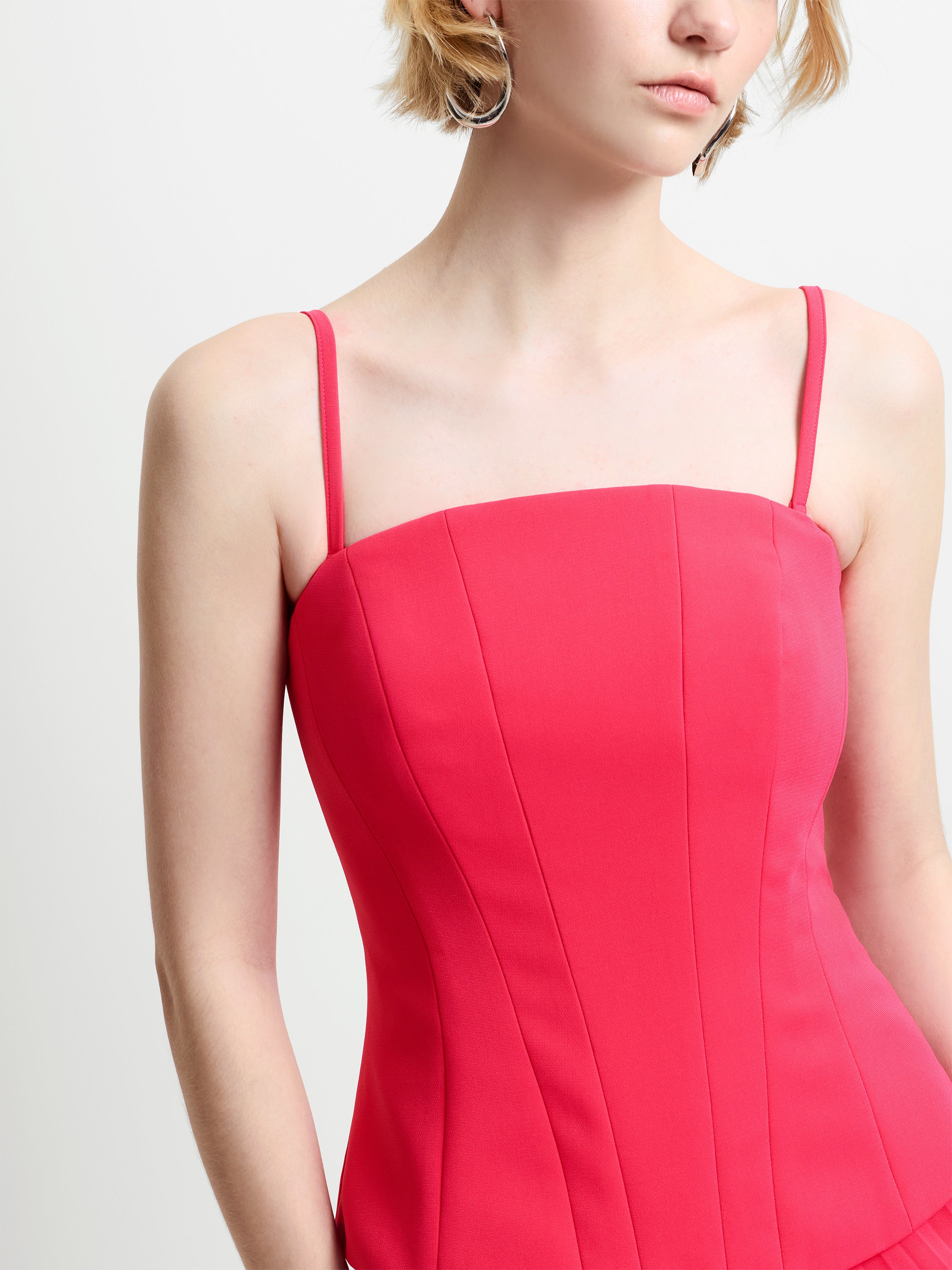 french connection corset dress French Connection Women's Azra Corset Strap Mini Dress