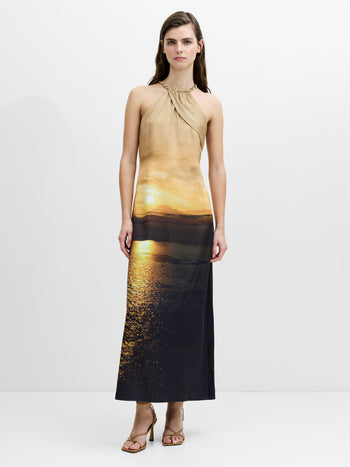 french connection black and gold dress Girls Teen & Pre Teen Gold Rush NYC Ophelia Sequin Dress main image 0