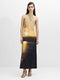 Sunset Eco Satin Chain Halterneck Maxi Dress