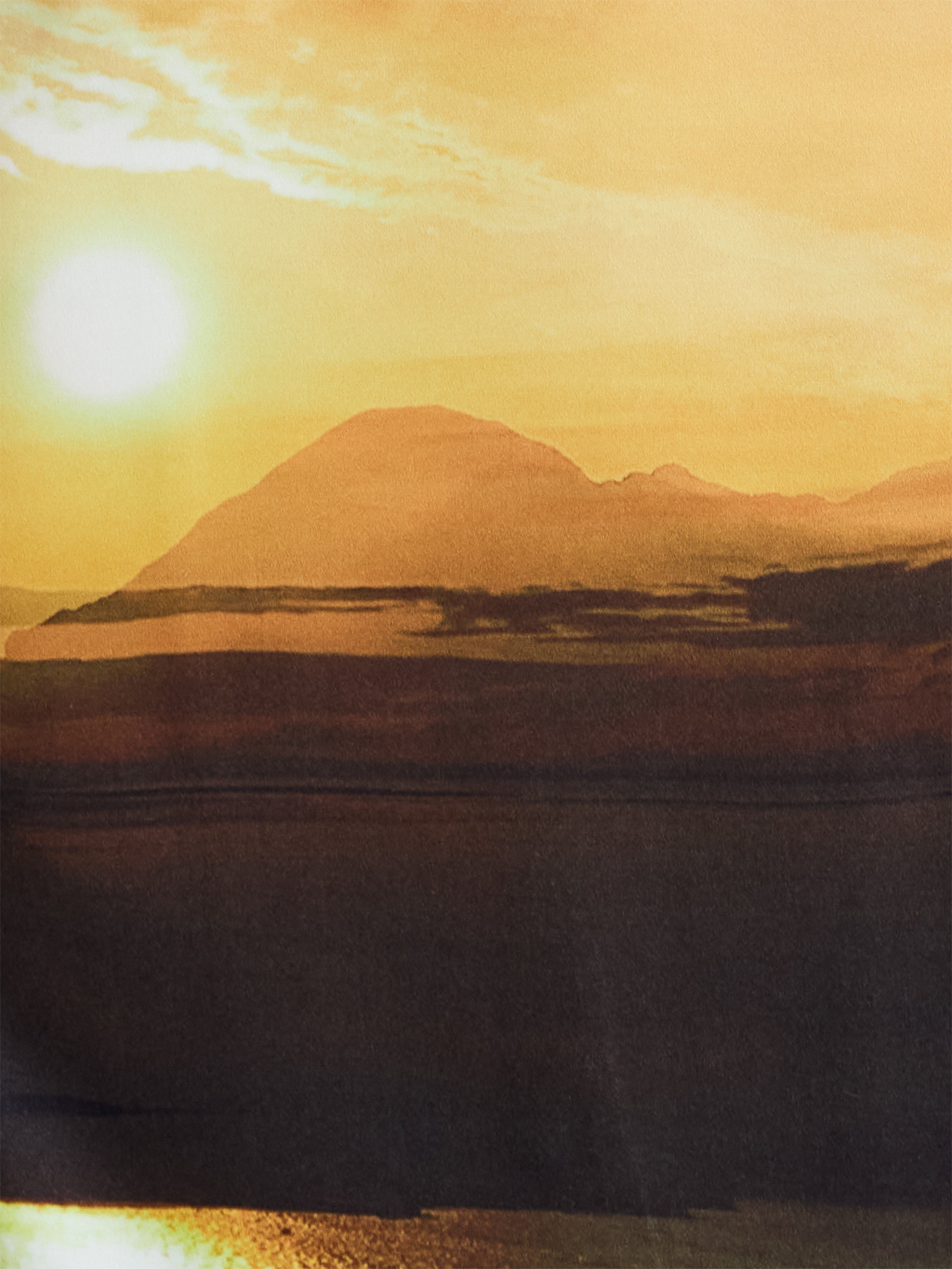 Sunset Eco Satin Chain Halterneck Maxi Dress